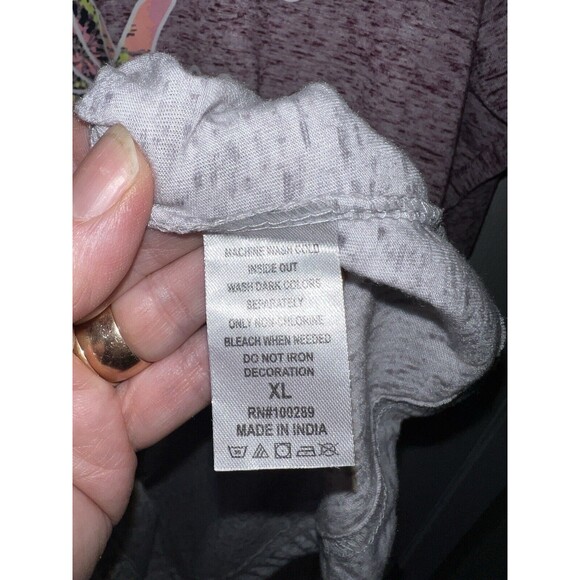 Seaside Heights NJ Shirt XL Long Sleeve Tee Hooded Ombré Red Grey Jersey Shore - Picture 4 of 8